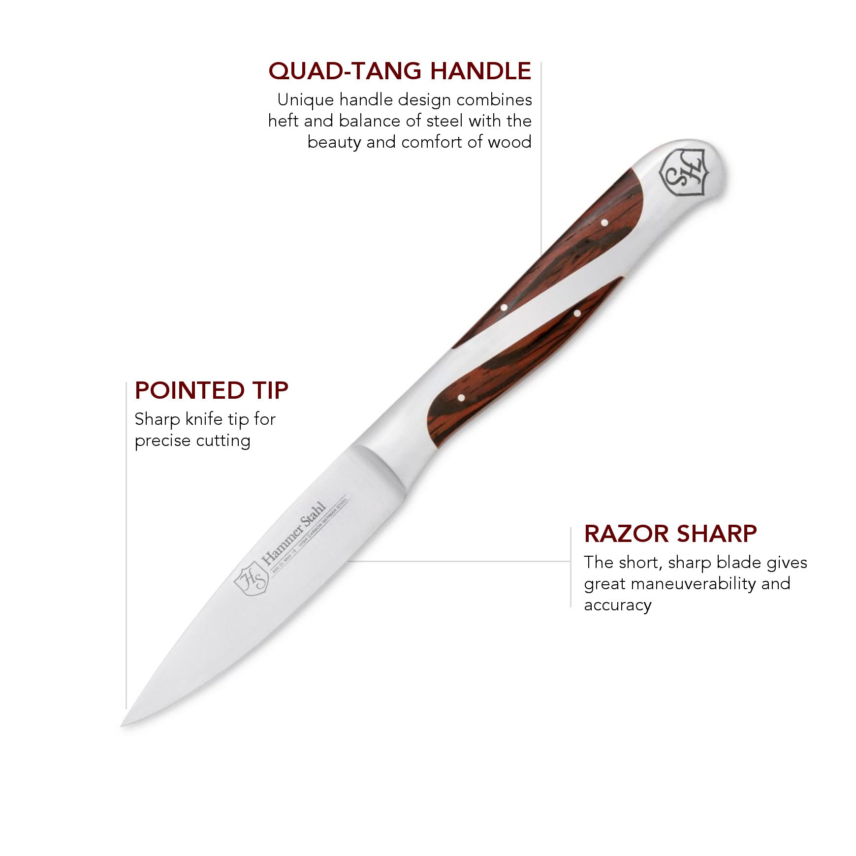 Hammer Stahl 3.5 Paring Knife - Image 3