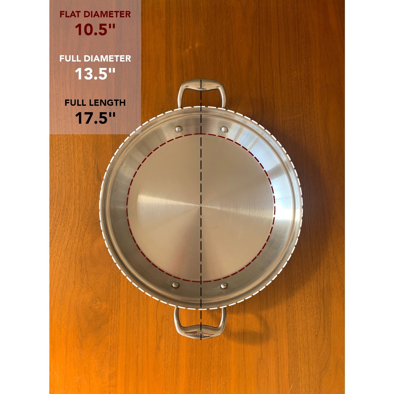 Titanium Series 13.5 Paella Pan - Image 4