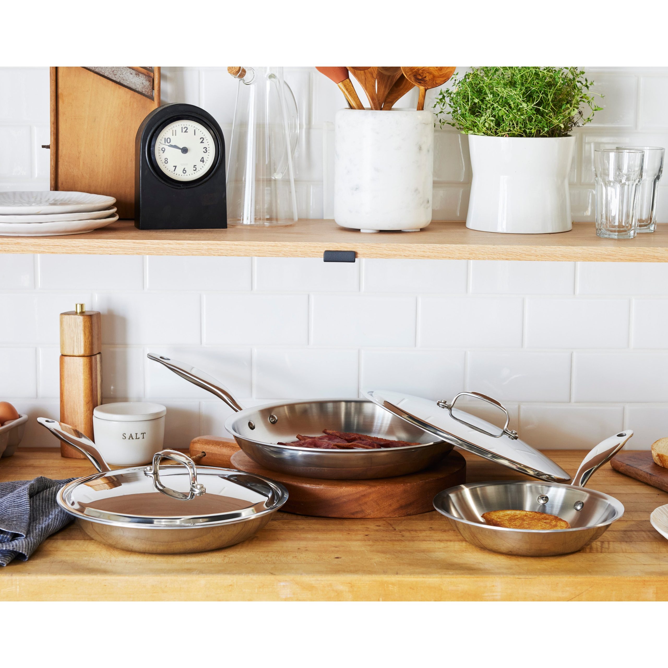 Titanium Series 5 Piece Fry Pan Set - Image 2