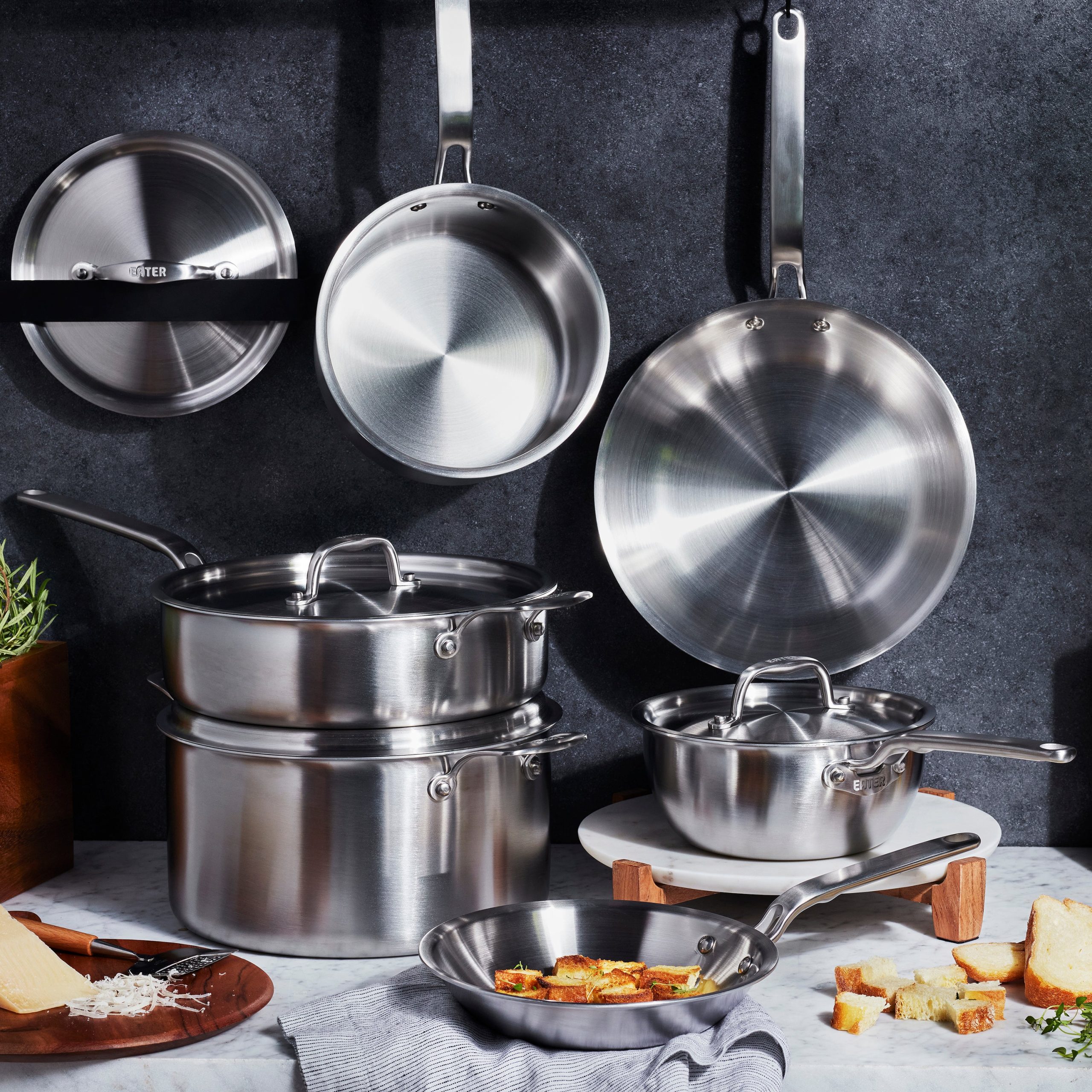 Eater x Heritage Steel 10 Piece Cookware Set - Image 2